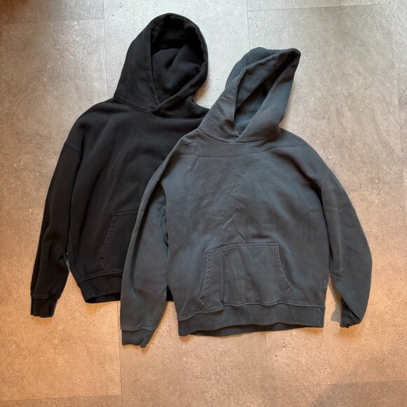 Abercrombie & Fitch Black and Blue Essentials Hoodie Bundle Medium Like New